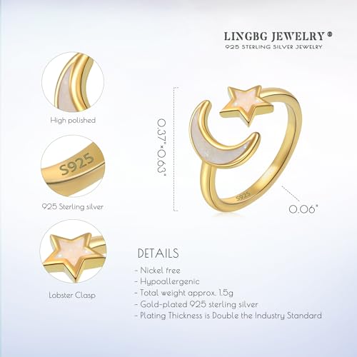 Toe Rings 925 Sterling Silver Toe Rings Adjustable Cross Toe Rings for Women Gold Plated Star Toe Ring Summer Beach Foot Jewelry for Friends - color: 3# 18K Gold Plated Star Toe Ring