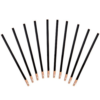 Yishenyishi Pack of 10 Curved Jumbo Bobby Pins,Hair Clips (Black-10pcs) - color: Black