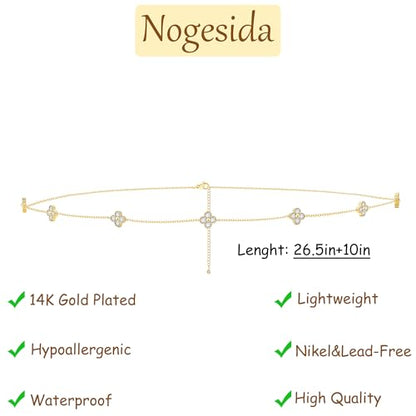 14K Gold Plated Waist Chain for Women, Layered Belly Belt Chains Beach Waist Beads Chain Waterproof Body Chain Summer Jewelry Accessories for Women - style: GD-4