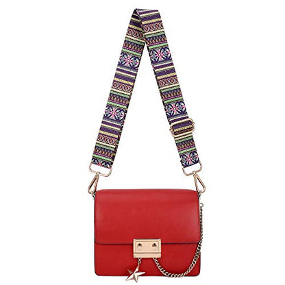 Wide Shoulder Strap Adjustable Replacement Belt Crossbody Canvas Bag Handbag - color: Stripe, size: EXTRA LONG:66.9"(170cm)Wide:1.4"(3.5cm)