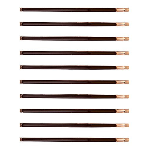 Yishenyishi Pack of 10 Curved Jumbo Bobby Pins,Hair Clips (Brown-10pcs) - color: Brown