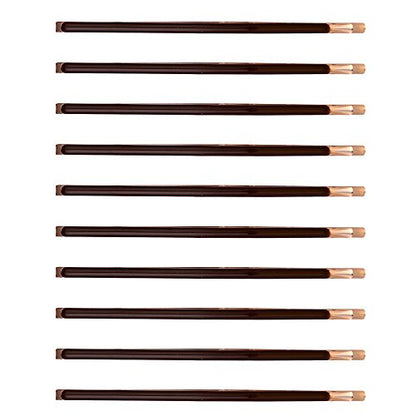 Yishenyishi Pack of 10 Curved Jumbo Bobby Pins,Hair Clips (Brown-10pcs) - color: Brown