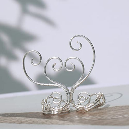 Handmade Ear Cuff Earrings, OwMell Elf Ear Cuffs No Piercing Hypoallergenic Simple Rolled Earrings Fantasy Costume for Party Wearing - style: New Sliver