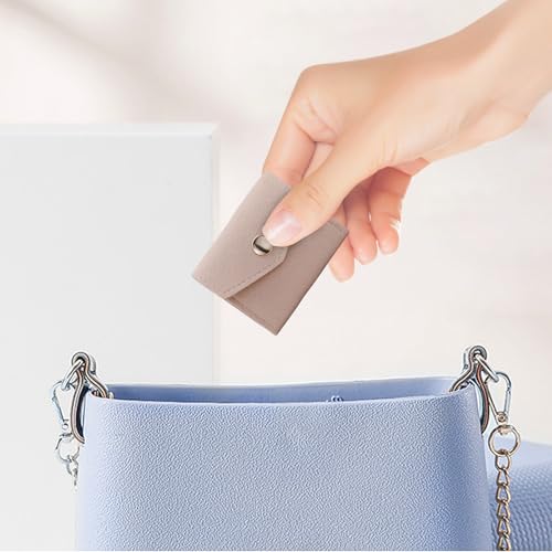 Mini Travel Jewelry Roll Bag with Buckle, Portable Foldable Travel Jewelry Case, Microfiber Small Jewelry Bags for Rings, Earrings, Necklaces (Mint Green) - color: Mint Green
