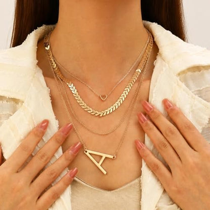 Vintage Gold Layered Necklaces for Women, 3-Piece Chunky Cuban Link & Paperclip Chain Set, Trendy Coin Pendant Choker Stack, Hypoallergenic Jewelry Gift - style: Gilt - Number