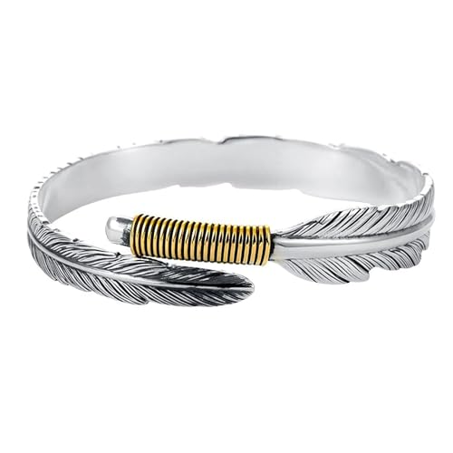 925 Sterling Silver Bracelet Plated Cuff Bangle Bracelet Fashionable Multi-layer Cross Wire Bangle Bracelet Open Adjustable Wide Cuff Bracelet for Teen Girls Fashion Jewelry - color: 9