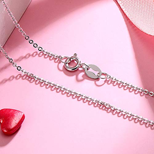 S925 Sterling Silver Initial Letter Necklaces for Women Dainty Letter Chain Necklace for Women Personalized Jewelry Gifts - style: N