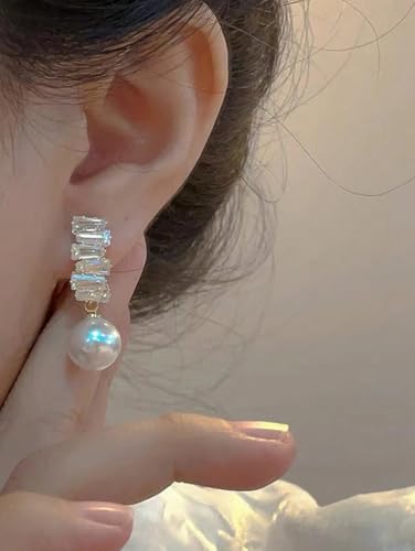 Retro Pearl Stud Drop Earrings Elegant Faux Pearl Stud Earrings For Women Exquisite Wedding Engagement Jewelry Gifts - style: Style 13