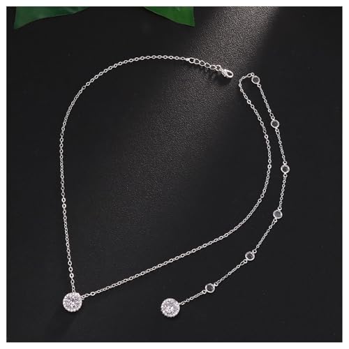 Rhinestone Backdrop Body Chain Jewelry Sexy Simple Long Body Chain Necklace Bridal Wedding Backdrop Backless Dress Accessories Jewelry for Women - color: Silver