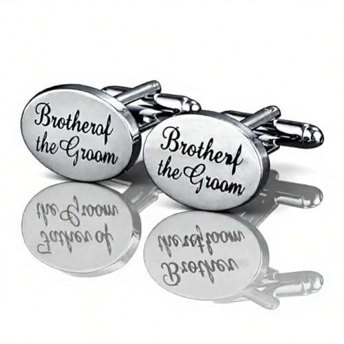 Wedding Cuff Links Mens, Wedding Cufflinks for Men, Black Cufflinks for Men, Silver Men’s Cuff links, Cufflinks Shirts for Men, Mens Cufflinks Dress Shirts Jewelry Gifts for Boys Dad Father from Bride - color: Wedding Cuff Links Mens D