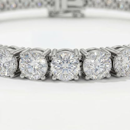 Tennis Bracelet for Women, Cubic Zirconia, Gold or Rhodium, 1.5-3mm | 18K Gold-Plated or Rhodium-Plated Brass, Cubic Zirconia, 1.5-3mm Widths, 6.5-7.5 in, Fade-Resistant, Jewelry Gift Box Ready - color: 3MM | Rhodium-Plated | 7 in
