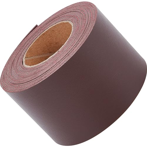 GORGECRAFT 2" Wide Double-Sided Leather Strips 79" Long Flat Leather Cord 1.7mm Thick PU Leather Strap for DIY Craft Furniture Handle Belts Jewelry Making Gift Wrapping, Coconut Brown - color: Coconut Brown, size: 79x2"