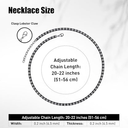 Stainless Steel Chain Necklaces,Rolo Chain Necklace for Men Women,Unique Fashion and Charm Jewelry, Silver Tone Chain,Stainless Steel Adjustable Link, Gifts for Friends/Husband/Dad - style: 1468