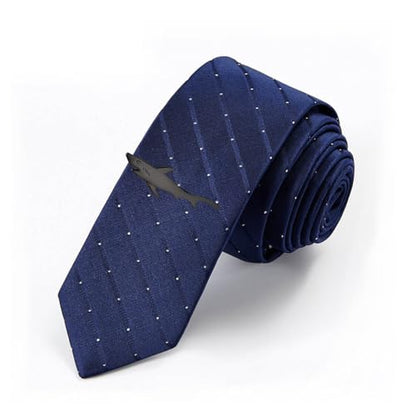 Yoursfs Shark Ties for Men Novelty Shark Tie Clips Funny Marine Animals Tie Clips - style: Grey Shark Tie Clips