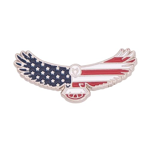 Desert Cactus USA Metal Lapel Pin Enamel Finish (USA Flag Inside Eagle) | Officially Licensed United States of America Merchandise Lapel Pin Formal Wear Bag & Hat Jewelry Tie Tack Brooch Pin