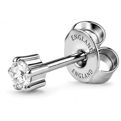 Caflon 16G CZ Sterile Piercing Studs, Hypoallergenic, 3/4/5mm, 12 Pack | FDA & EC compliant piercing studs. Nickel-safe, sterile-packaged, secure butterfly backs, tarnish-resistant finish. - size: 5mm, style: Stainless Steel