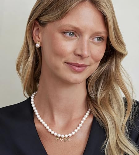 925 Sterling Silver Hoop Handpicked AAA+ Quality 7.5-8mm White Freshwater Cultured Pearl Dangle Drop Earrings Jewelry for Women - color: 8. Gold Plated Bar