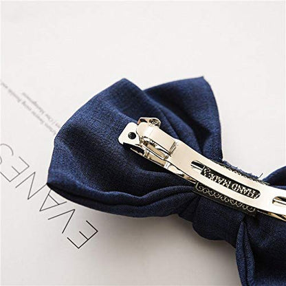 Hair Bow Clips, Stocking Stuffers for Women - French Hair Bows Barrette Hair Accessories for Adults Women Girl and Ladies - Ideal Gift for Birthday,Daily Wear and Holiday Present (6pcs)