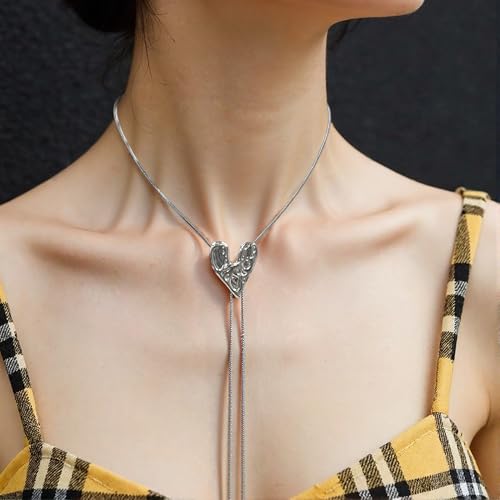 Irregular Heart Necklace for Women Y2k Pink Zircon Pearl Diamond Women's Fashion Pendant Hot Fashion Pink Jewelry for Women - color: Style25