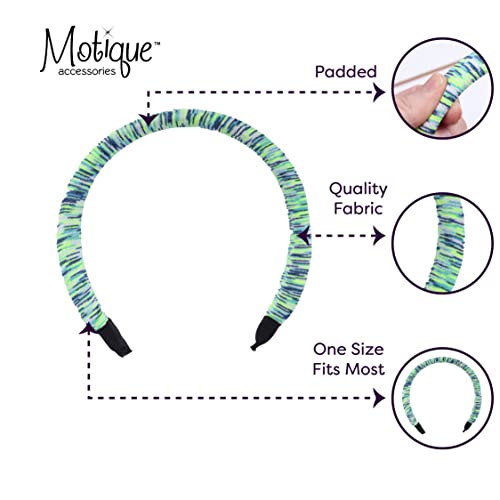 Padded Headband for Women for Women (Green Stripe) - color: Striped Green