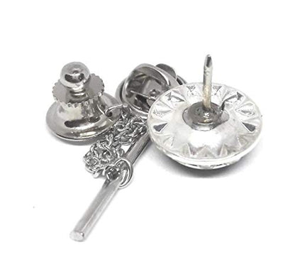 Silver Religious Cross TIE TACK/Lapel PIN Manufacturer Direct Pricing