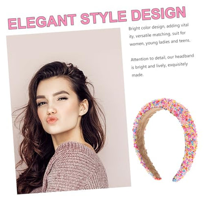 Women Wide Padded Headband Fashion Headwear for Daily Wear Parties and Weddings Stylish Hair Accessory Vibrant Colors and Comfortable Fit