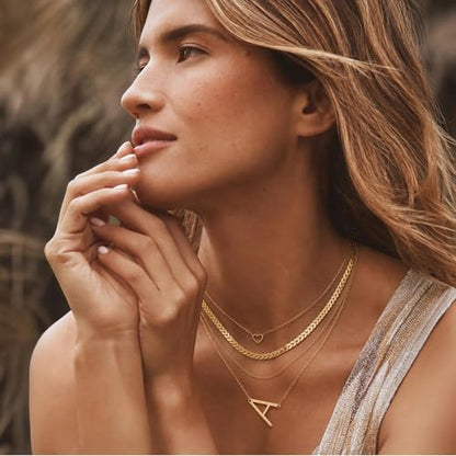Vintage Gold Layered Necklaces for Women, 3-Piece Chunky Cuban Link & Paperclip Chain Set, Trendy Coin Pendant Choker Stack, Hypoallergenic Jewelry Gift - style: Gilt - Number