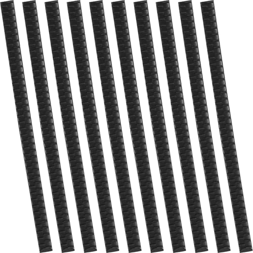 Pndeyo 10pcs Headband Teeth Strips for DIY, 5.9x0.39, Black | Silicone, Anti-Slip, Self-adhesive, Hair Bands Teeth, for Women Girls Headbands Hair Accessories Craft - color: Black-5.9"x0.39"