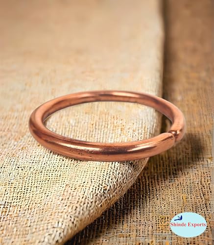 SHINDE EXPORTS pure copper bracelets cuf kada bangle for men and women - style: 100gms 2-12