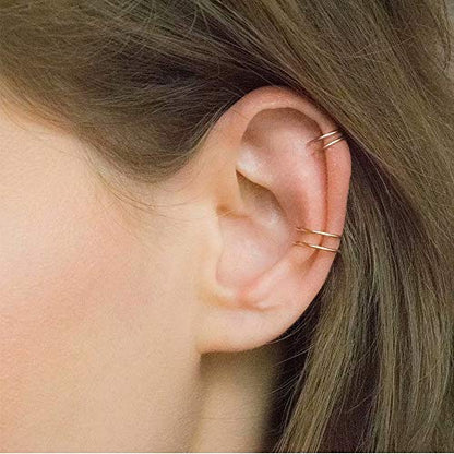 Nose Rings Hoop, 316L Surgical Steel 20G 18G 16G 14G Hypoallergenic Nose Rings Septum Cartilage Hoop Earring Conch Piercing Jewelry for Women, Diameter 5mm to 14mm, Gold, Rose Gold, Silver, Black - style: 1pcs, Gold, 16g, Diameter: 9mm