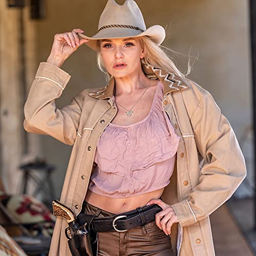 Junkin 90 Pieces Western Cowboy Charms for Jewelry Making Pendants Alloy Antique Boot Hat Silver Horse Cowboy Mini Cowgirl Charms for Earrings Bracelet Necklace