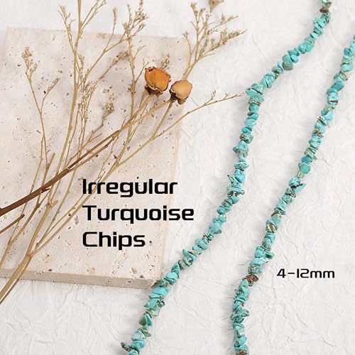 Adjustable 18k Gold Plated Waist Chain, Beach Bikini Body Chain, Handmade Boho Belly Chain - color: Turquoise chips