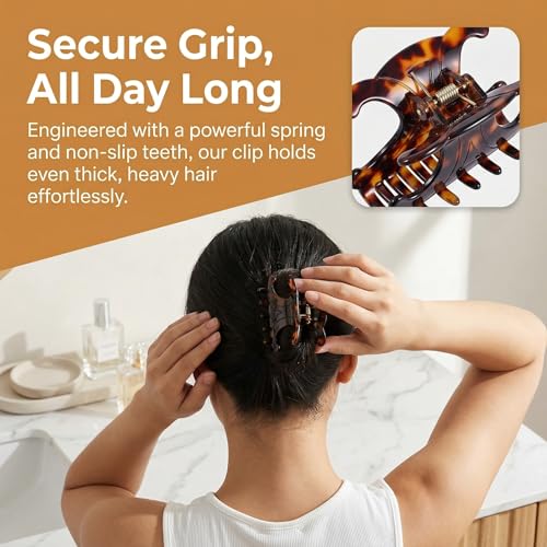 4Pcs Hair Clips for Women 4 Styles Small Medium Large Claw Clips for Thin Thick Curly Hair, Matte Rectangle Small Claw Clips for Thin/Medium Thick Hair, Hair Jaw Clip Nonslip (A) - style: A