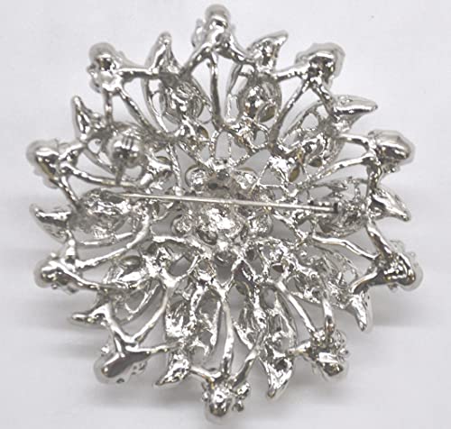 Belagio Enterprises 2 1/2-Inch Rhinestone Brooch | BW-171-182 - size: 2-1/2-Inch, style: BW-149