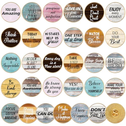 30/60 Pcs Cute Enamel Pins Bulk Plant Flower Animal Halloween Gothic Fall Pumpkin Cartoon Lapel Pin Brooches Jewelry Gift for Backpack Clothes Hats Accessories - style: Inspirational