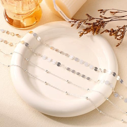 CHESKY Silver Plated Waist Chain Body Chain Jewelry, Belly Chain for Women - style: 2