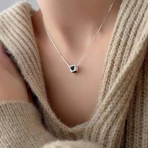Irregular Heart Necklace for Women Y2k Pink Zircon Pearl Diamond Women's Fashion Pendant Hot Fashion Pink Jewelry for Women - color: Style20