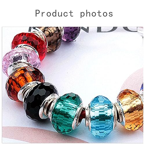 MICOO 925 Sterling Silver Charms for Bracelets,Fashion DIY Dangle Pendants Beads Simulated Birthstone Charms,Birthday Gifts for Women - color: 1Dark Charms