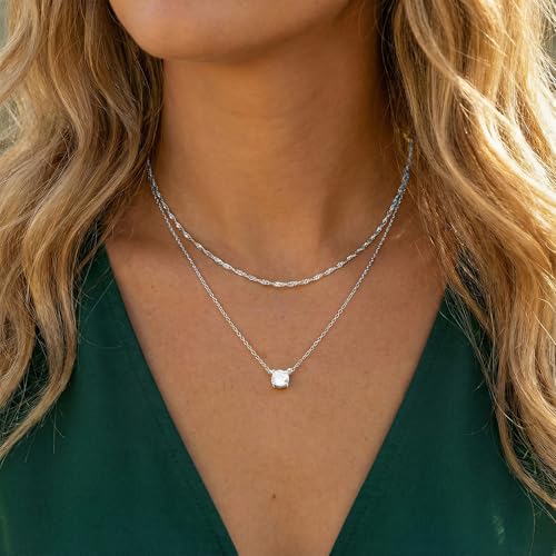 Unisex Celestial Gold Pendant Necklaces, Sun/Moon/Star/Angle Celestial Elements Unisex Choker Gold Lover Chains for Men and Women Jewelry - color: Layer - Silver Diamond