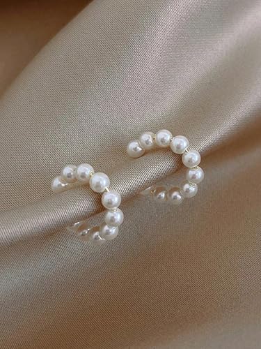 Ear Cuffs for Women – Clip On Cartilage Hoop Earrings – Huggie Hoop Earrings Jewelry Gifts - color: G