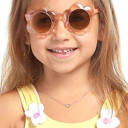 M MOOHAM Sterling Silver Heart Initial Necklace for Girls Women, 925 Sterling Silver Tiny Letter Necklace Birthday Gift for Kids Teen Girl Jewelry - color: Rose Gold, style: S