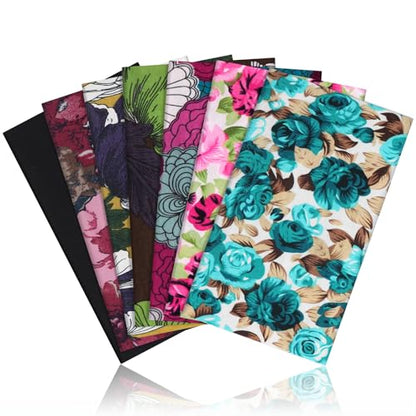 DiyJibb Boho Headbands for Women, 7PCS Fashion Wide Hair Bands for Summer Vacation & Music Festival - color: Black01