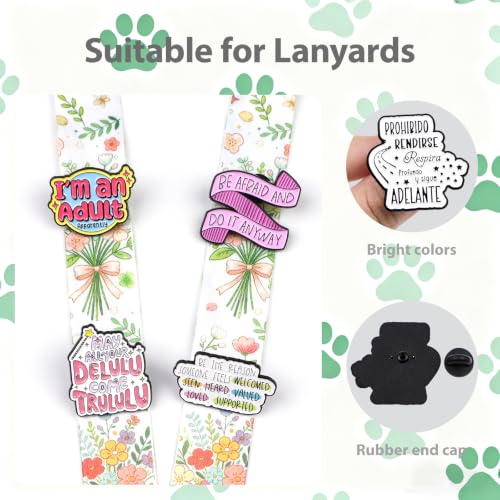 4/6/9/10/12/16/20PCS Cute Enamel Pins Bulk Set, Art Aesthetic Lapel Brooches, Humorous Quote Pins for Backpacks Jackets Hats Bags, Novelty Cool Badges for Women, Men, Teens, Kids - style: 20pcs B