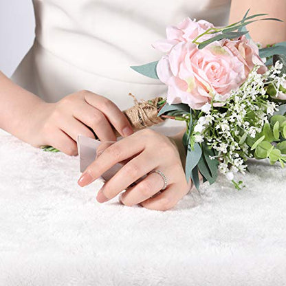 EAMTI CZ Wedding Band for Women 925 Sterling Silver Half Eternity Stackable Ring Size 3-13 - color: sterling silver-olive green