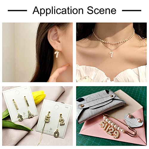 Craftdady Letter Charms Capital Pendants Mixed A-Z Initial Letter Number Charms DIY Bracelet Necklace Pendants for Jewelry Making, Gold, Antique Silver, Platinum - color: Golden, 0-9 Number