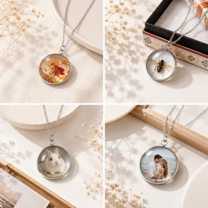 30 Pcs 25mm Stainless Steel Round Blank Bezel Pendant Trays, Cabochon Settings Base for Jewelry Making, DIY Findings, Charms - Silver