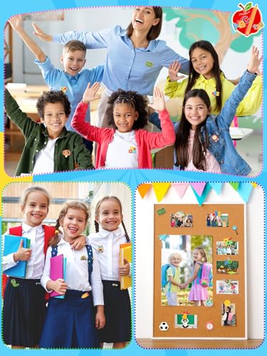 JUNEBRUSHS 28PCS Back to School Enamel Pins Cute Brooch Pins | Welcome Back to School Party, Classroom Favor Supplies, Exchange Gift Clothes Hat Accessories - style: Back to School Style