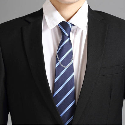 Yoursfs Tie Chains for Men Gold and Sliver Tie - style: Stainless Steel Chain Tie Clip