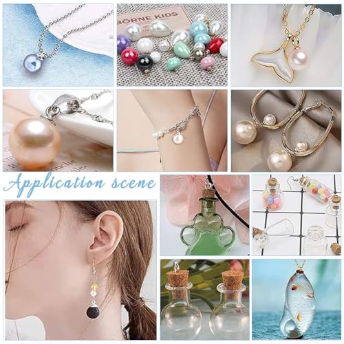 UNICRAFTALE 150pcs 10x4mm Stainless Steel Screw Eye Pin Peg Bails Small Screw Eye Pins Clasps Hooks 1.5mm Pin Eye Screws Connectors for Half Drilled Beads Jewelry Earring Making, Hole 2mm - color: Stainless Steel Color