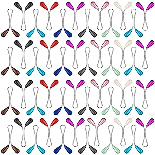 48 Pieces Hijab Pins for Women Muslim Faux Pearl Clips U Shaped DIY Boutonniere Alloy Decorative Brooch Safety Scarf Hijab Pins for Wedding Dress Accessories
